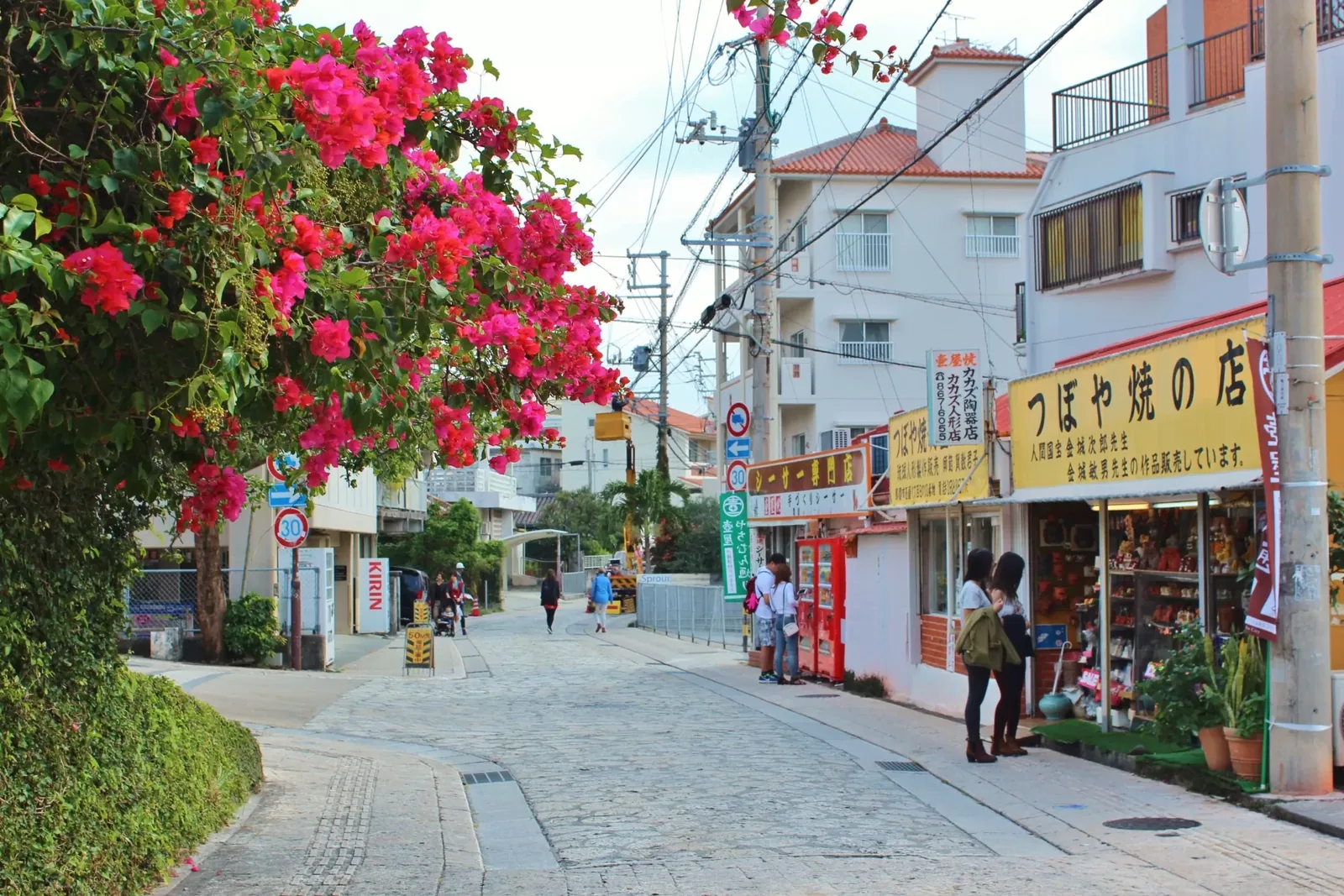 Pottery shops along Tsuboya Yachimun Street in Naha